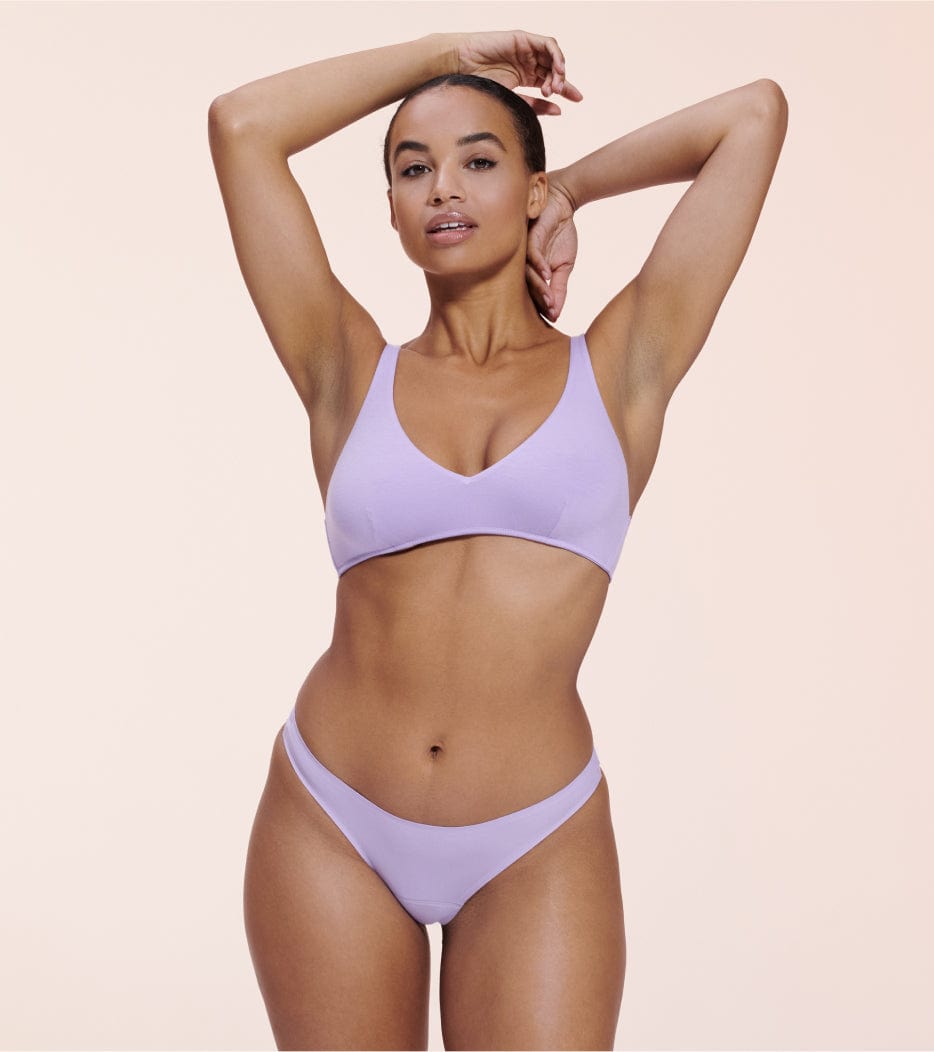 Invisible Brazilian - Nylon riciclato - Lila