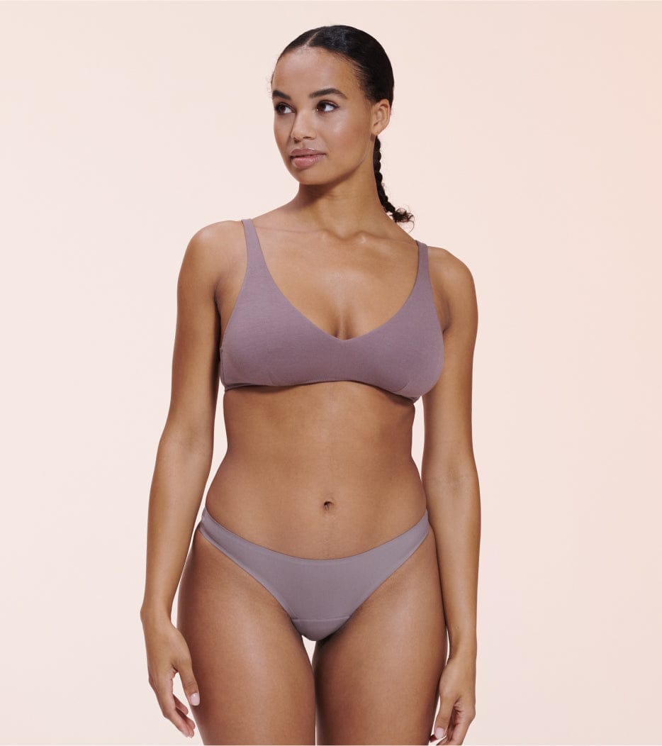 Invisible Brazilian - Nylon riciclato - Moka