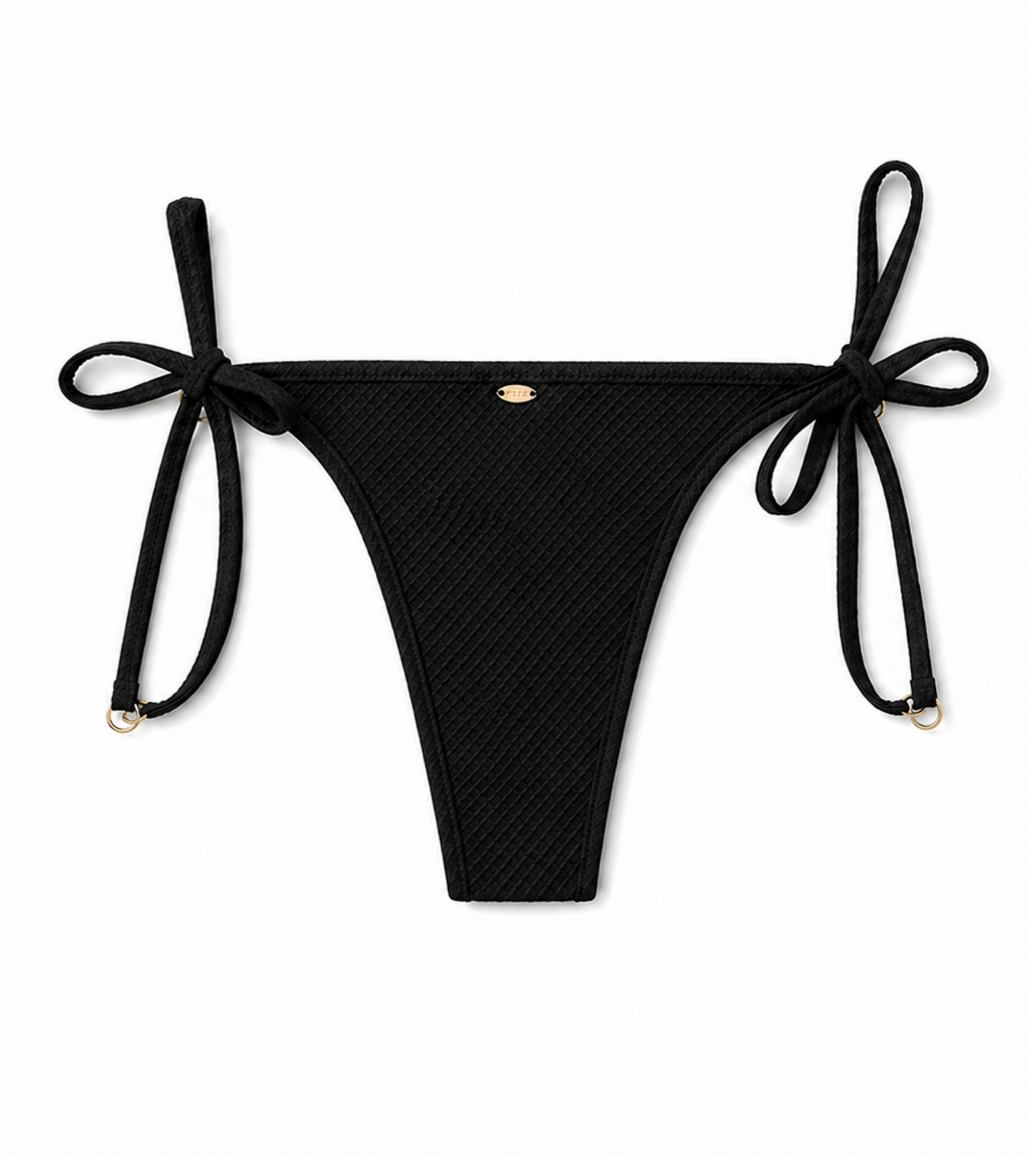 Swimwear - Waffle - Brief - Black