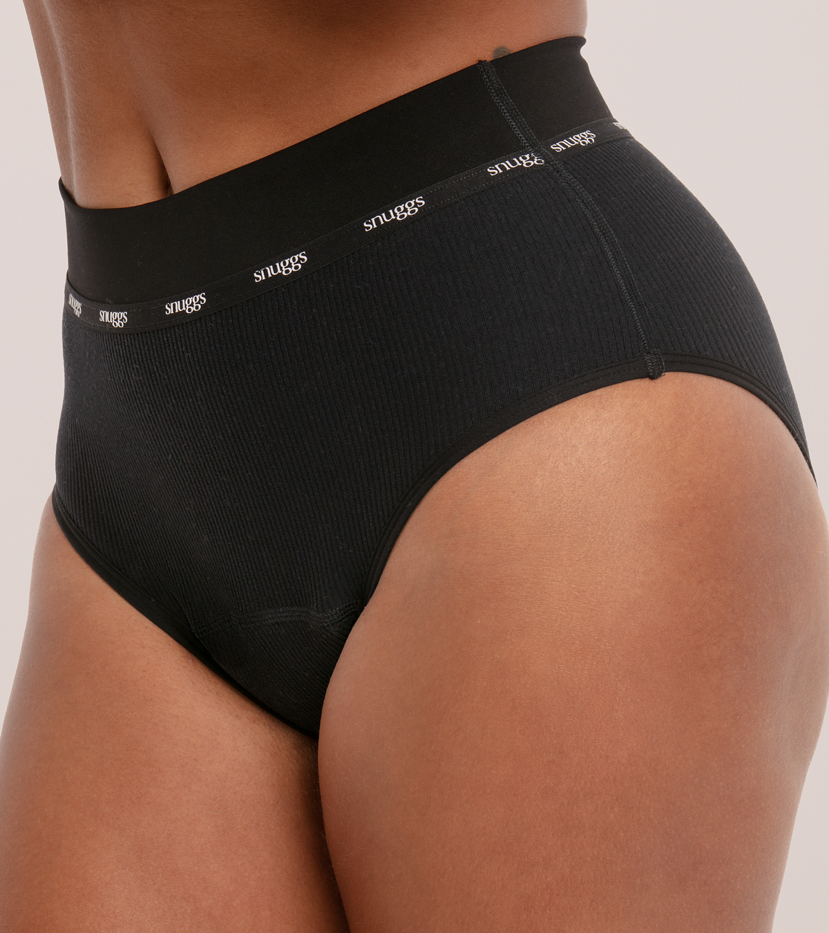 Hugger striat - Negru