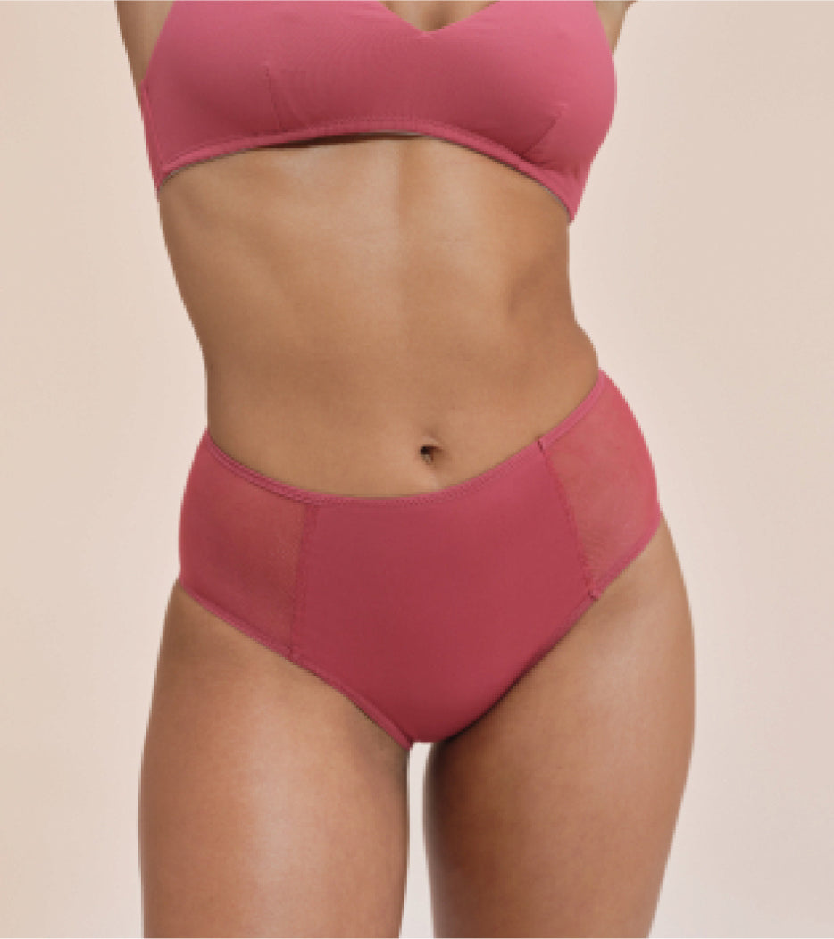 Dantelă High-Waist talie înaltă - Nailon reciclat - Zmeuriu