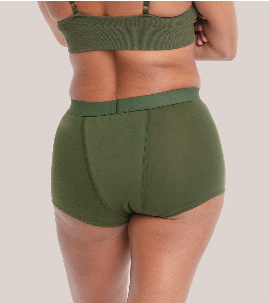 Boxer Short - Organic cotton - Forest green