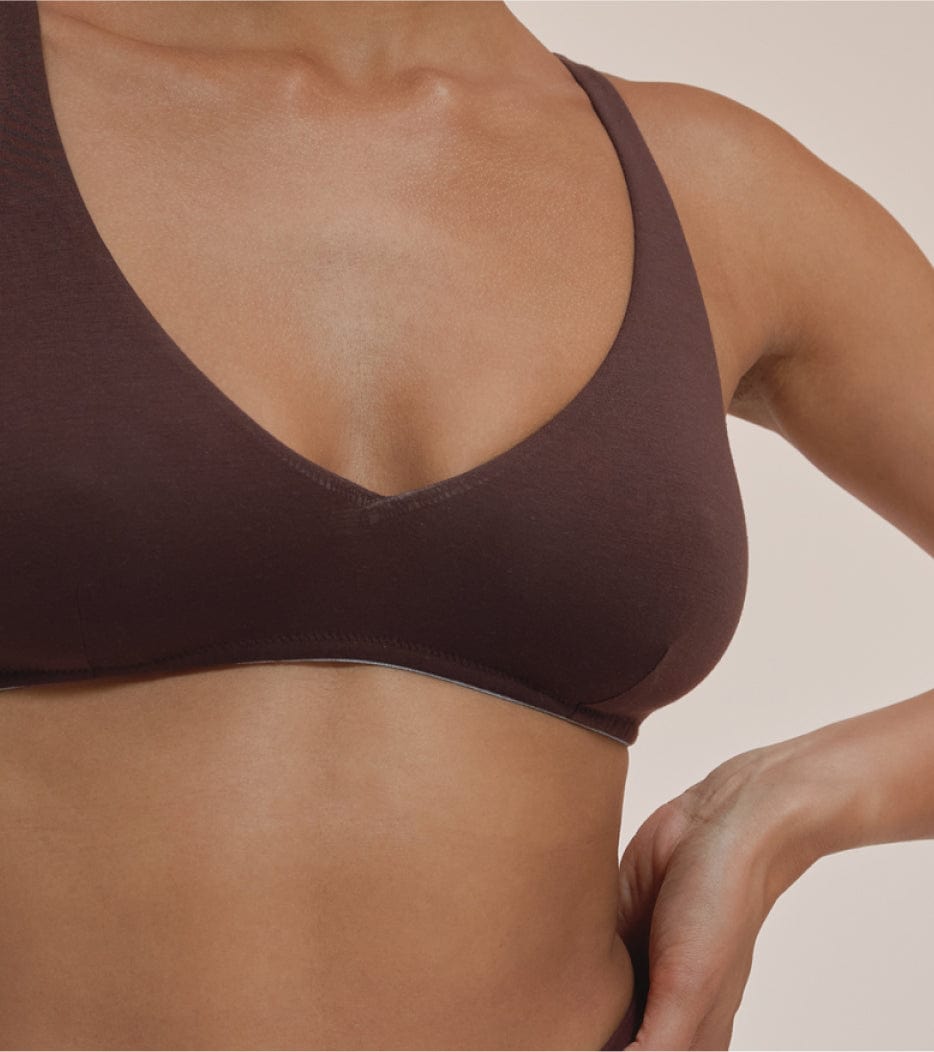 Brown bra - Tencel