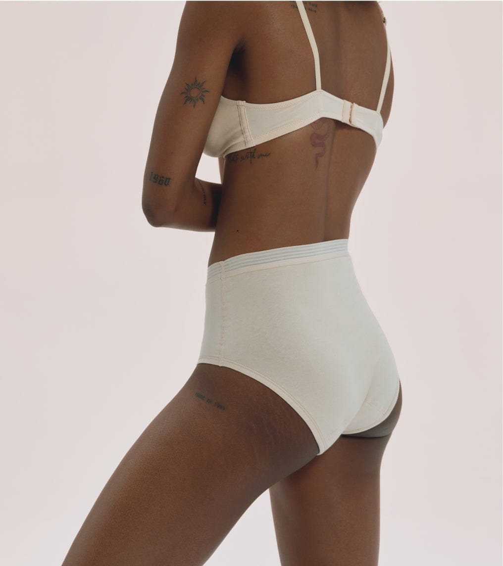 High-Waist - Organic cotton - Beige