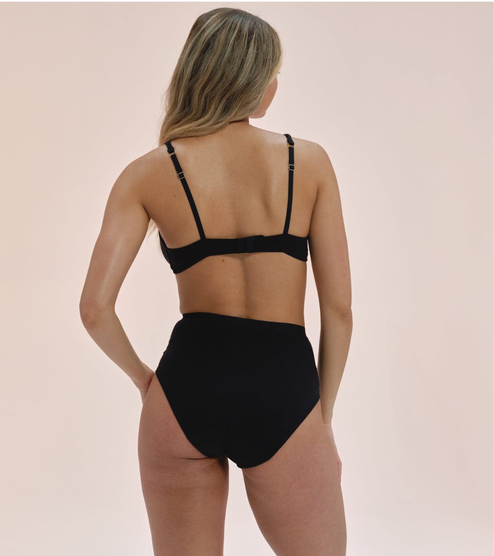 High-Waist - Cotone biologico - Nero