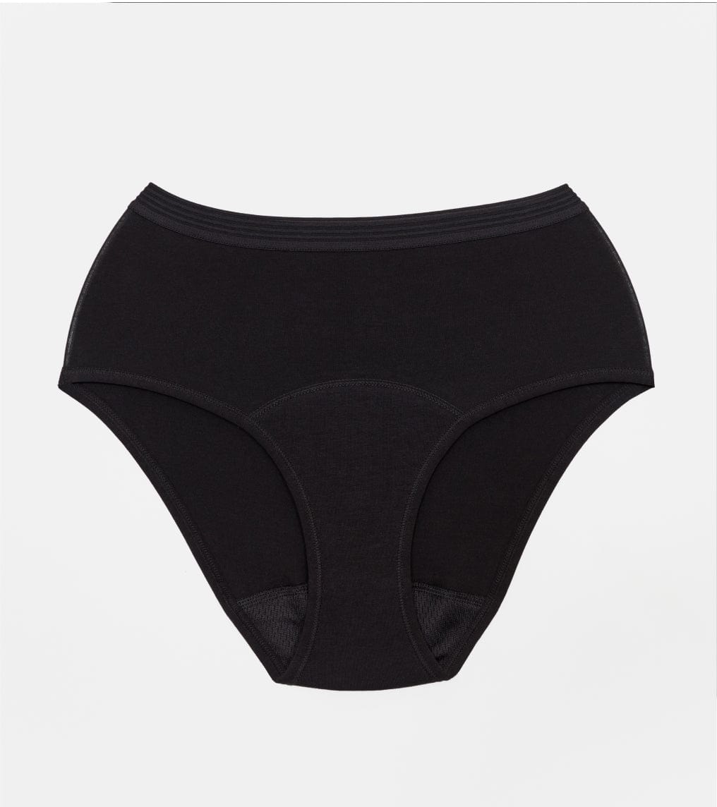 High-Waist - Cotone biologico - Nero