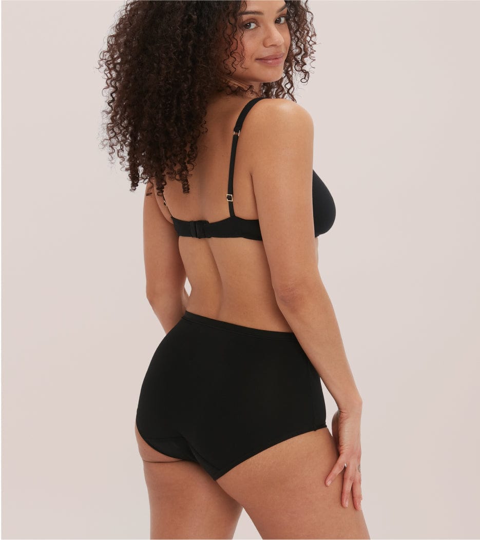 High-Waist - Nylon reciclado - Negro