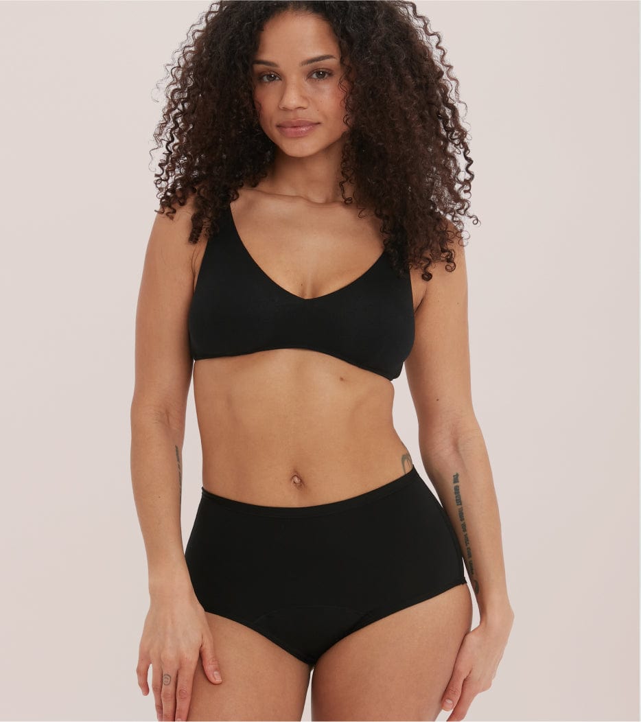 High-Waist - Nylon reciclado - Negro