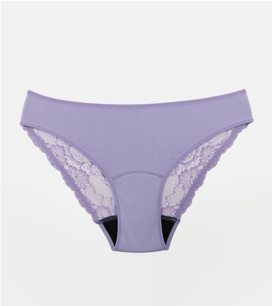 Pizzo Brief - Nylon riciclato - Lila