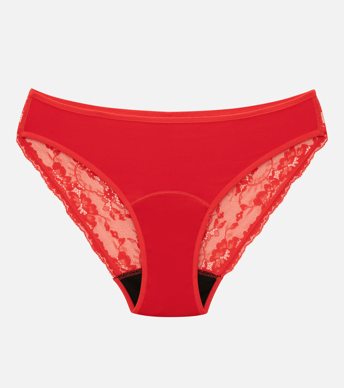 Lace Brief - Red