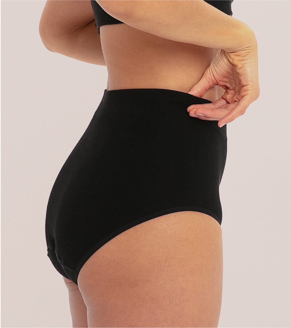 Seamless Ribbed Hugger - Negro