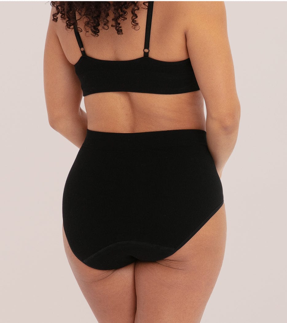 Seamless Ribbed Hugger - Negro