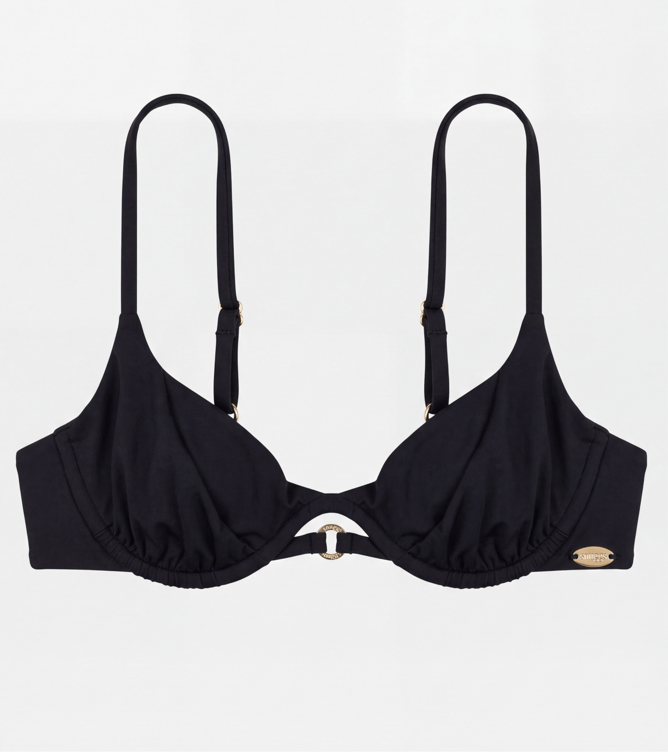 Swimwear - Wired - Top - Black