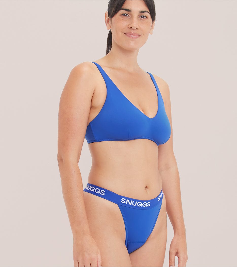 Waistband Triangle Brief - Azul