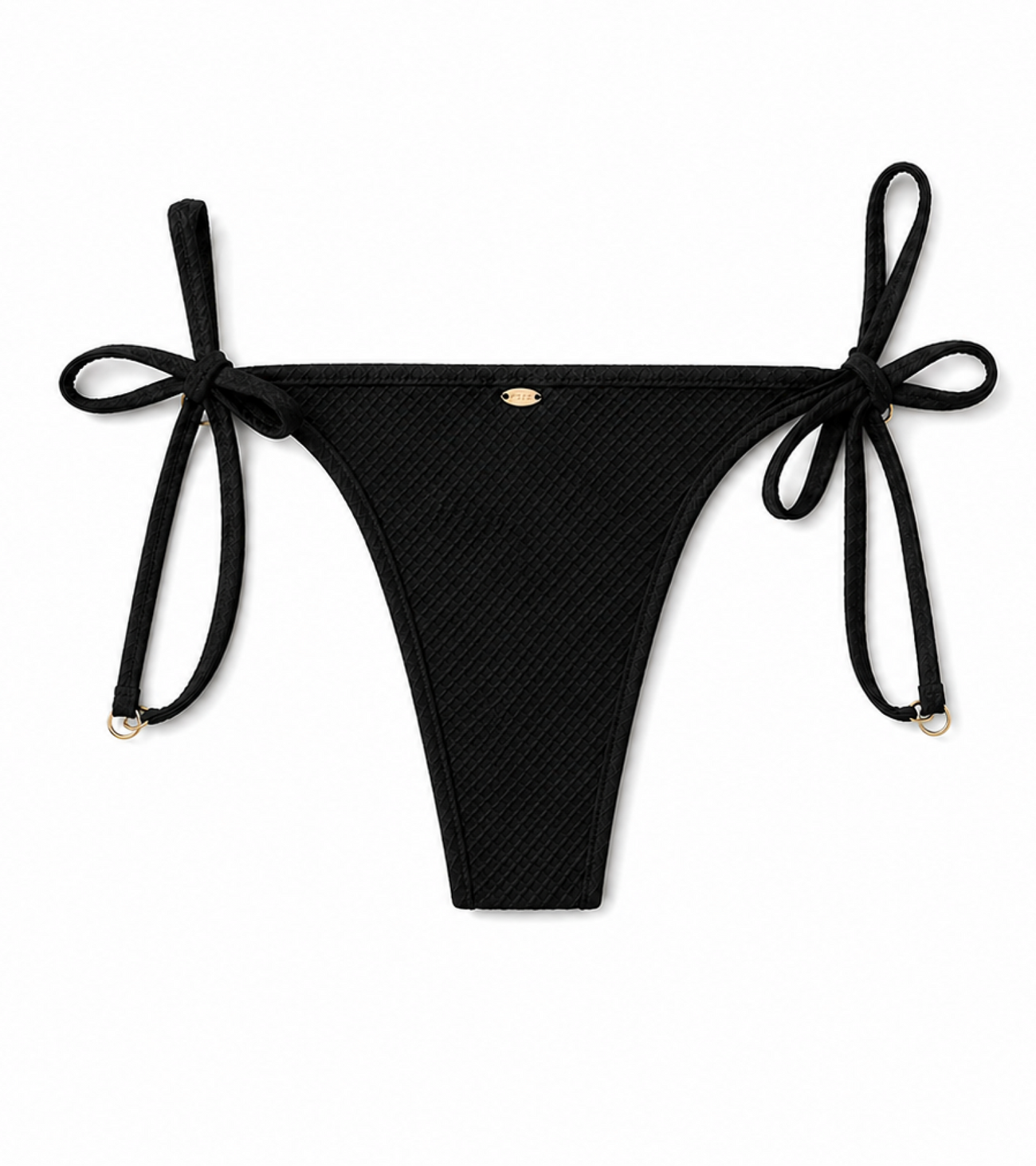Swimwear - Waffle - Brief - Black
