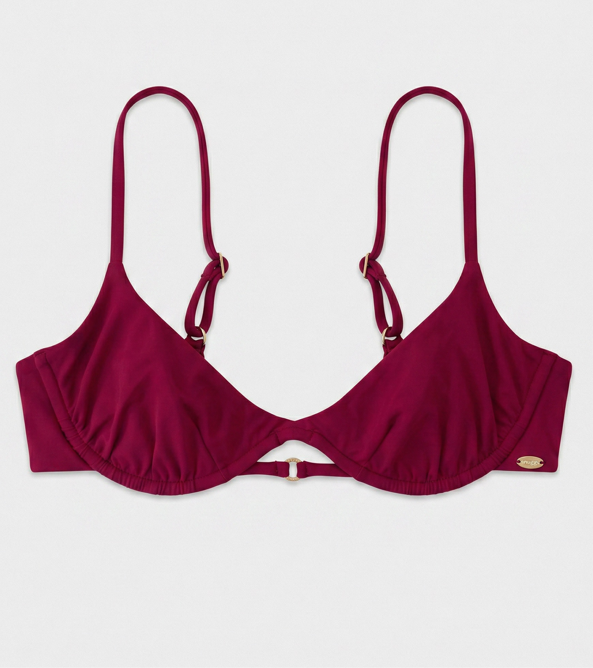 Costum de baie - Cu sârmă - Top - Roșu