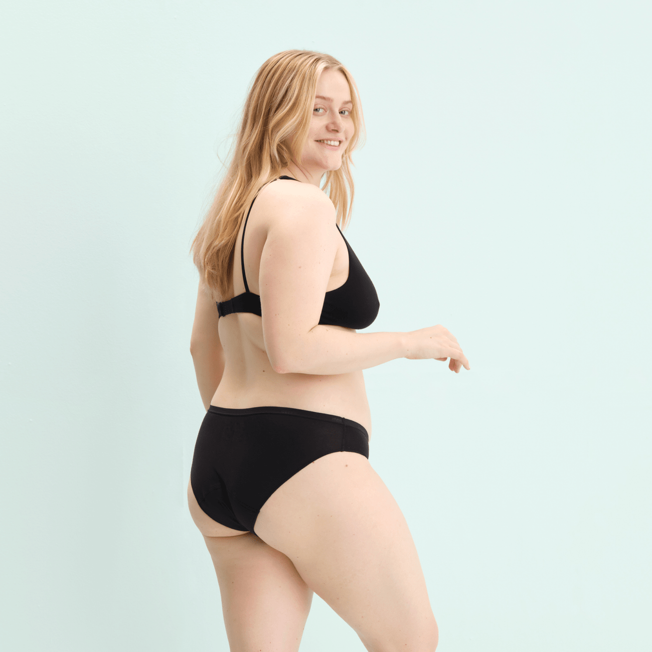 Bikini - Cotone biologico - Nero